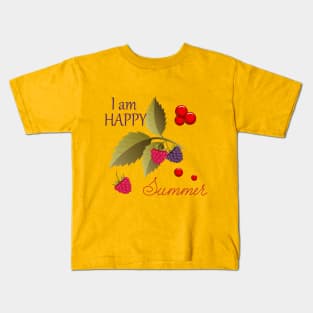 I am happy summer Kids T-Shirt